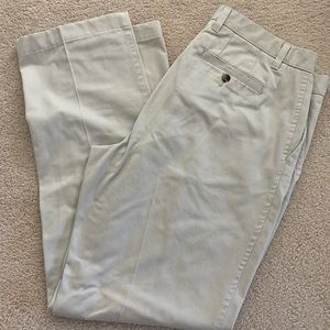 Van Heusen Mens Khaki Pleated front pants